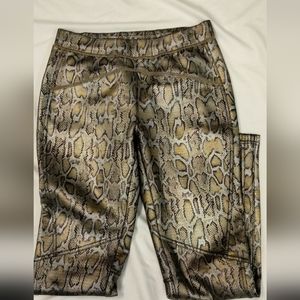 Free people snake skin leggings